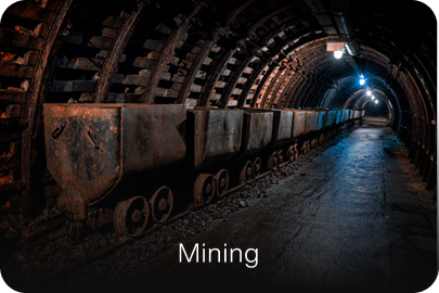 Illustration representing CELTAN energy solutions used in mining operations for off-grid power and equipment support