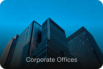 Illustration of CELTAN energy solutions enabling sustainable power backup in corporate and commercial office buildings